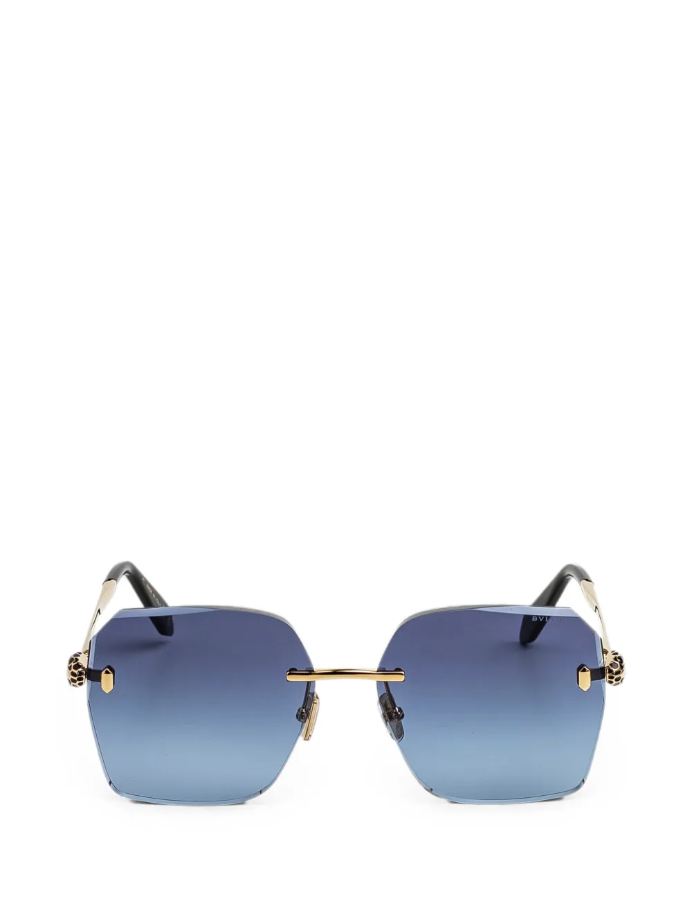 Bvlgari Serpenti geometric-frame sunglasses - Oro