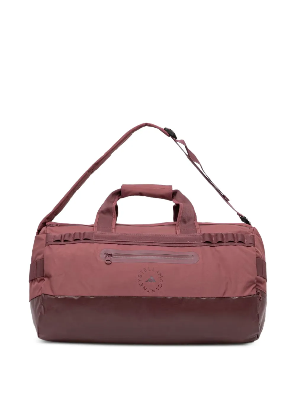 Adidas By Stella Mccartney Logo-print Panelled Holdall In Brown