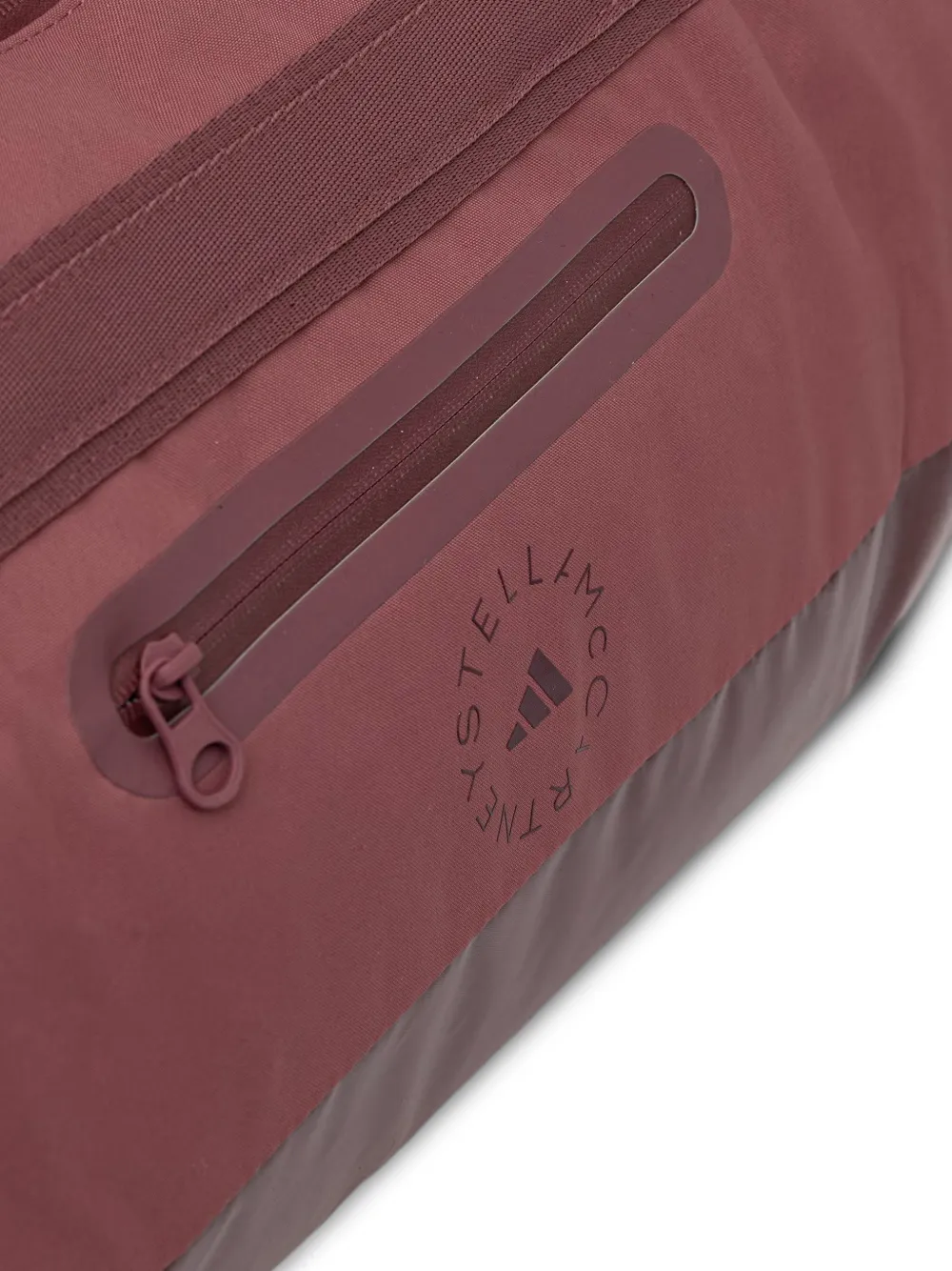adidas by Stella McCartney Reistas met logoprint en vlakken Rood