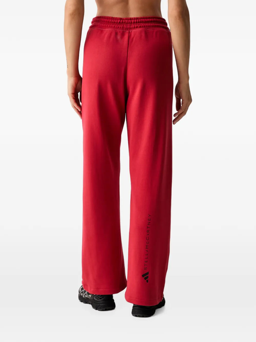 adidas by Stella McCartney Trainingsbroek met logoprint Rood