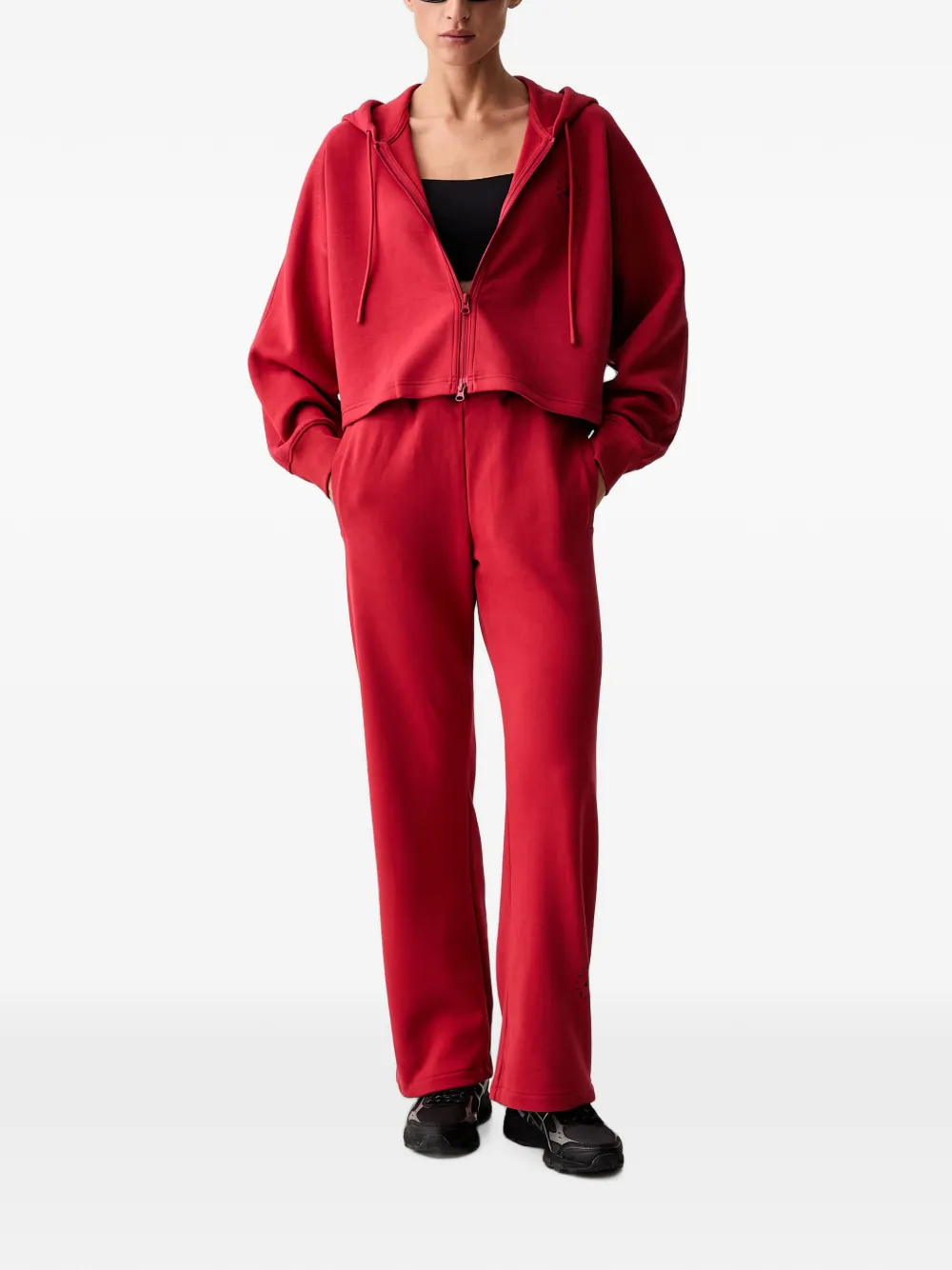 adidas by Stella McCartney Trainingsbroek met logoprint Rood