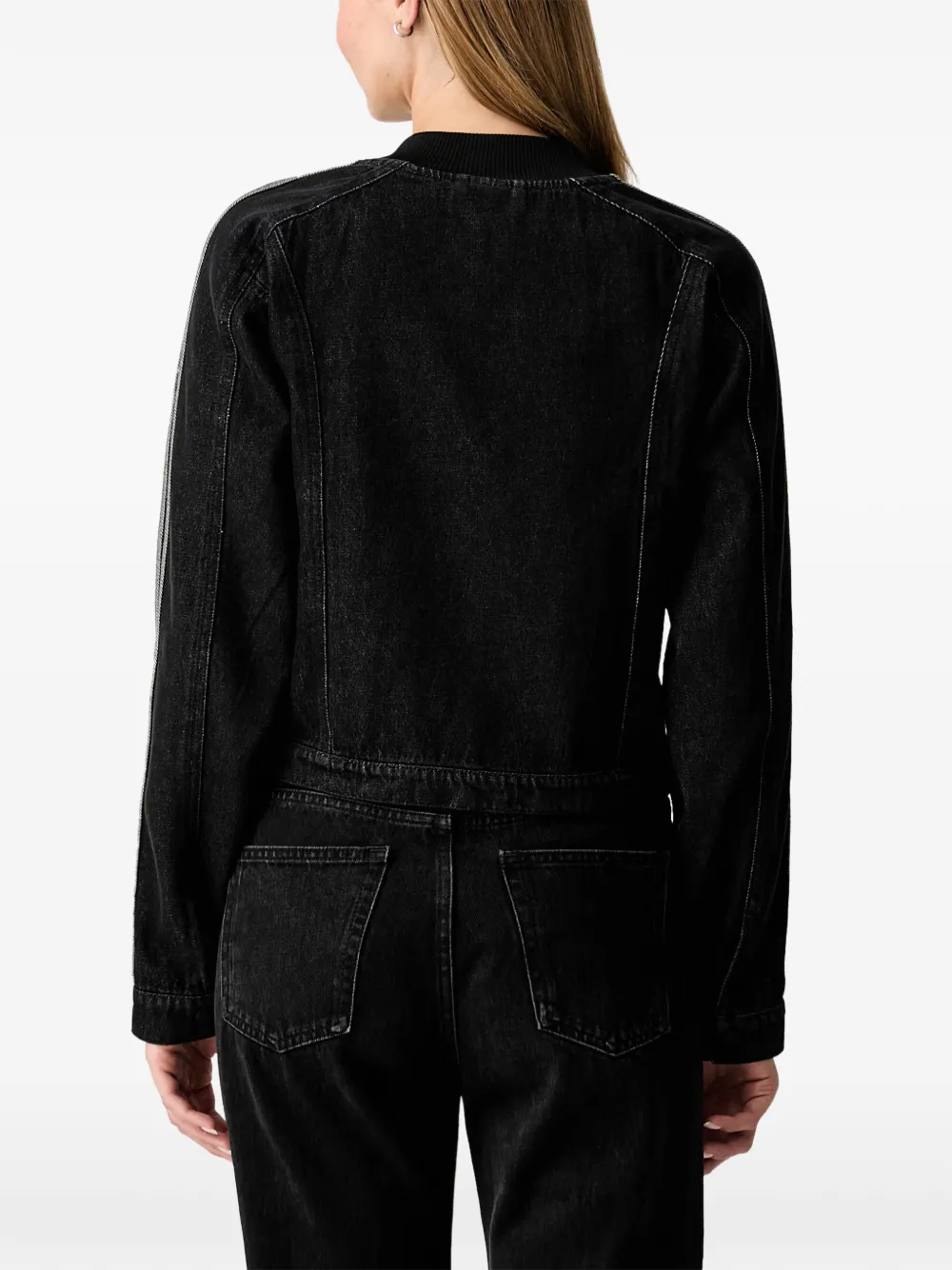 adidas SST 2.0 denim tracktop Zwart