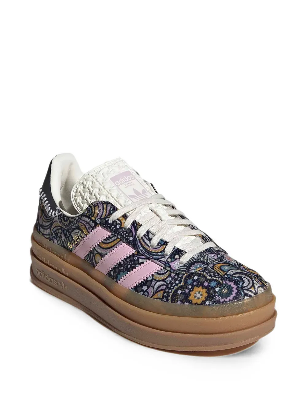 adidas Kids Gazelle paisley-print sneakers - Blu