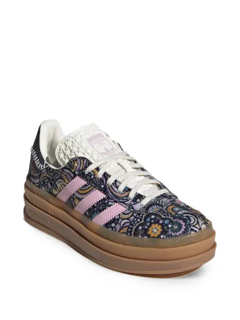adidas Kids Gazelle paisley-print sneakers
