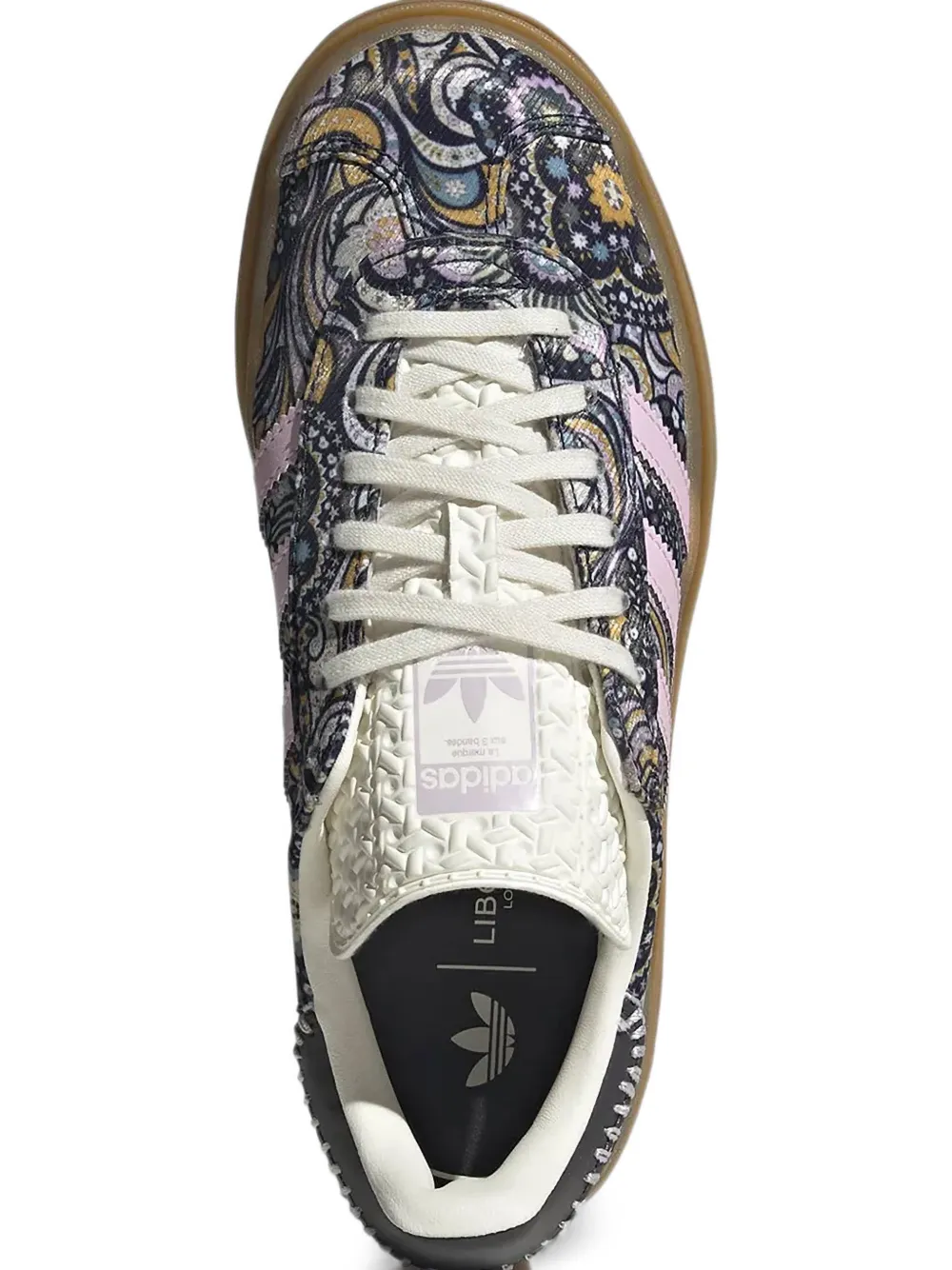 adidas Kids Gazelle sneakers met paisley-print Blauw