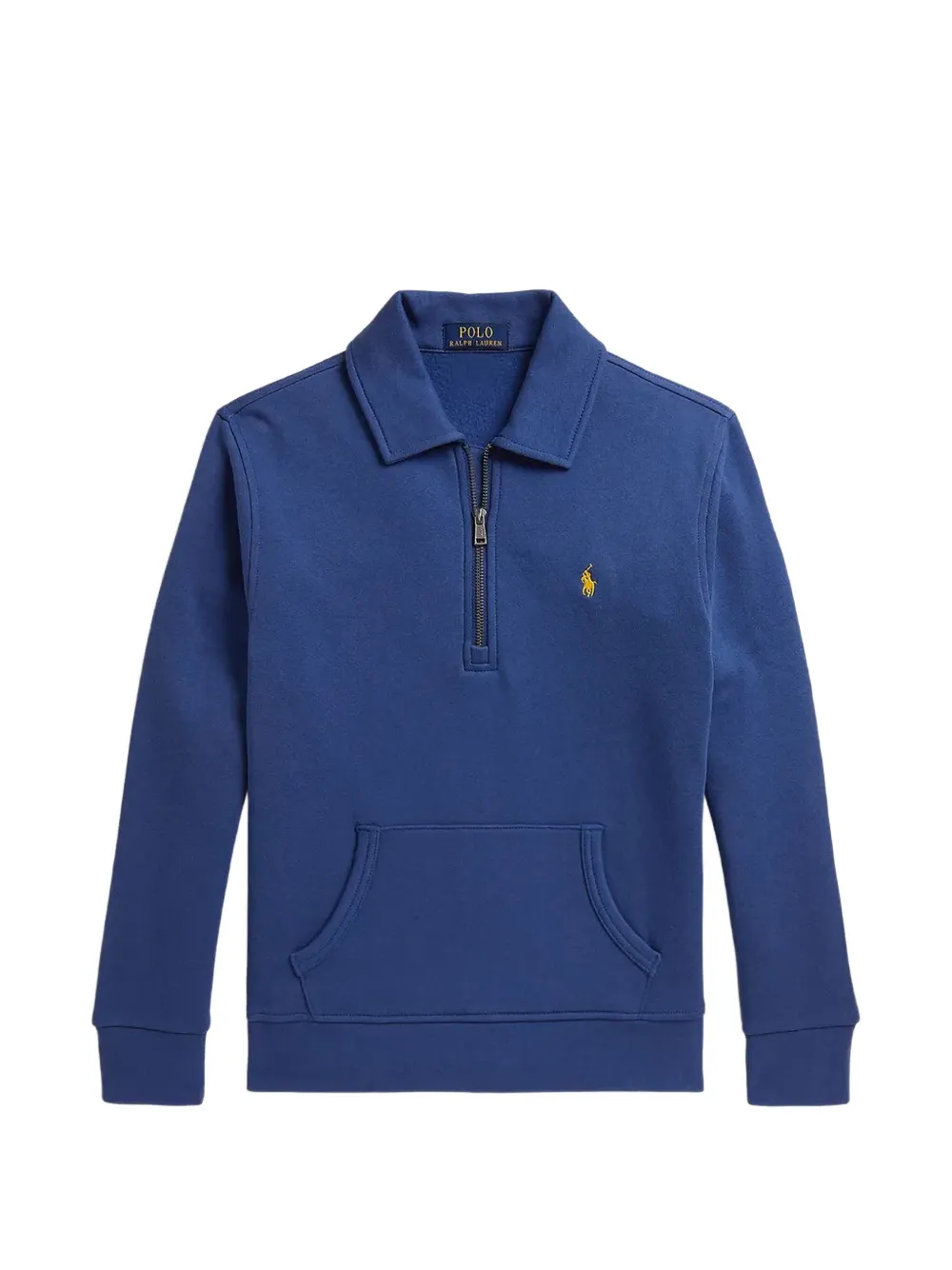 POLO RALPH LAUREN KIDS Sweatshirt mit Fleece-Kragen - Blau