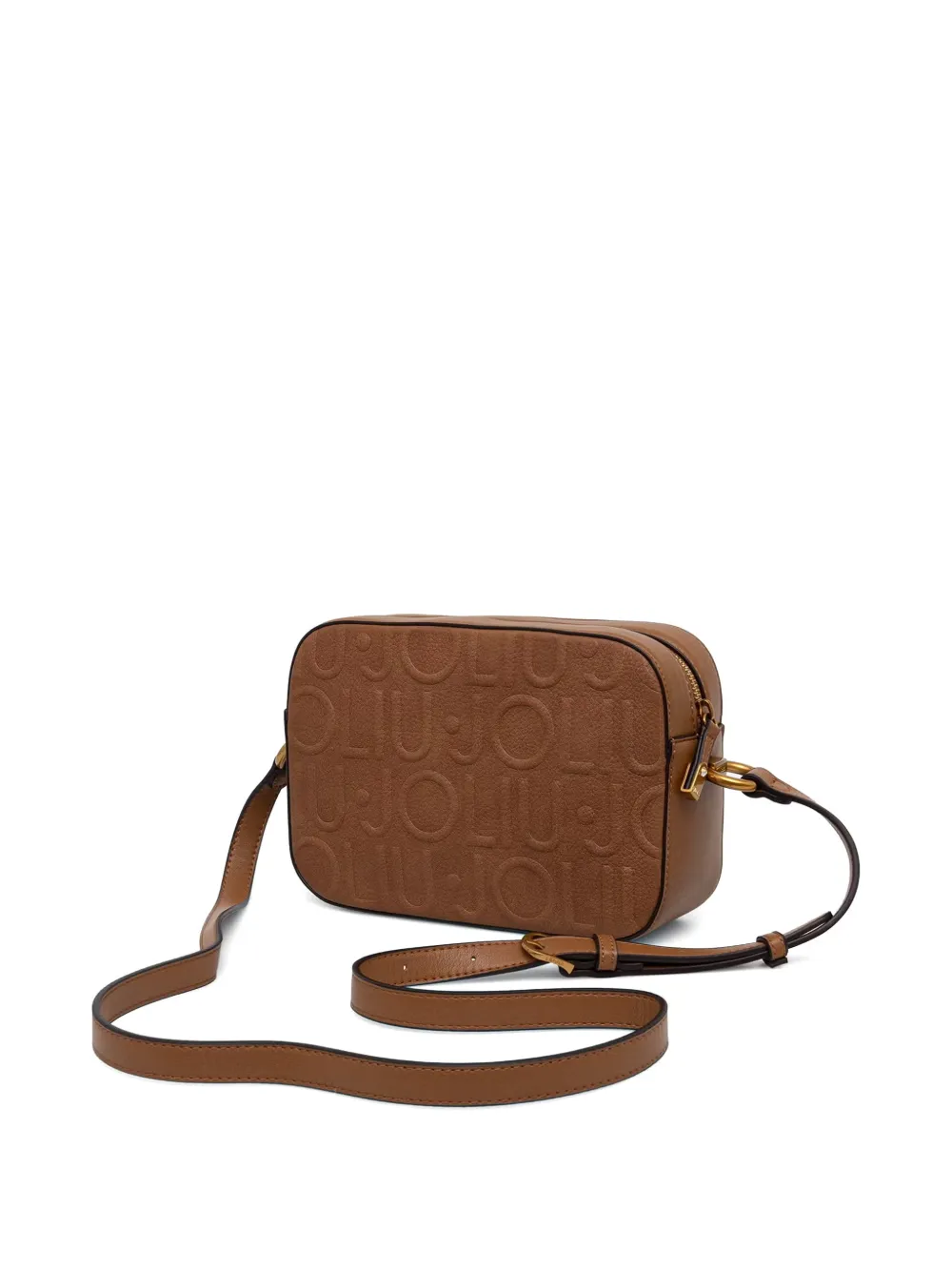 LIU JO Medium crossbodytas met logo-reliëf Bruin
