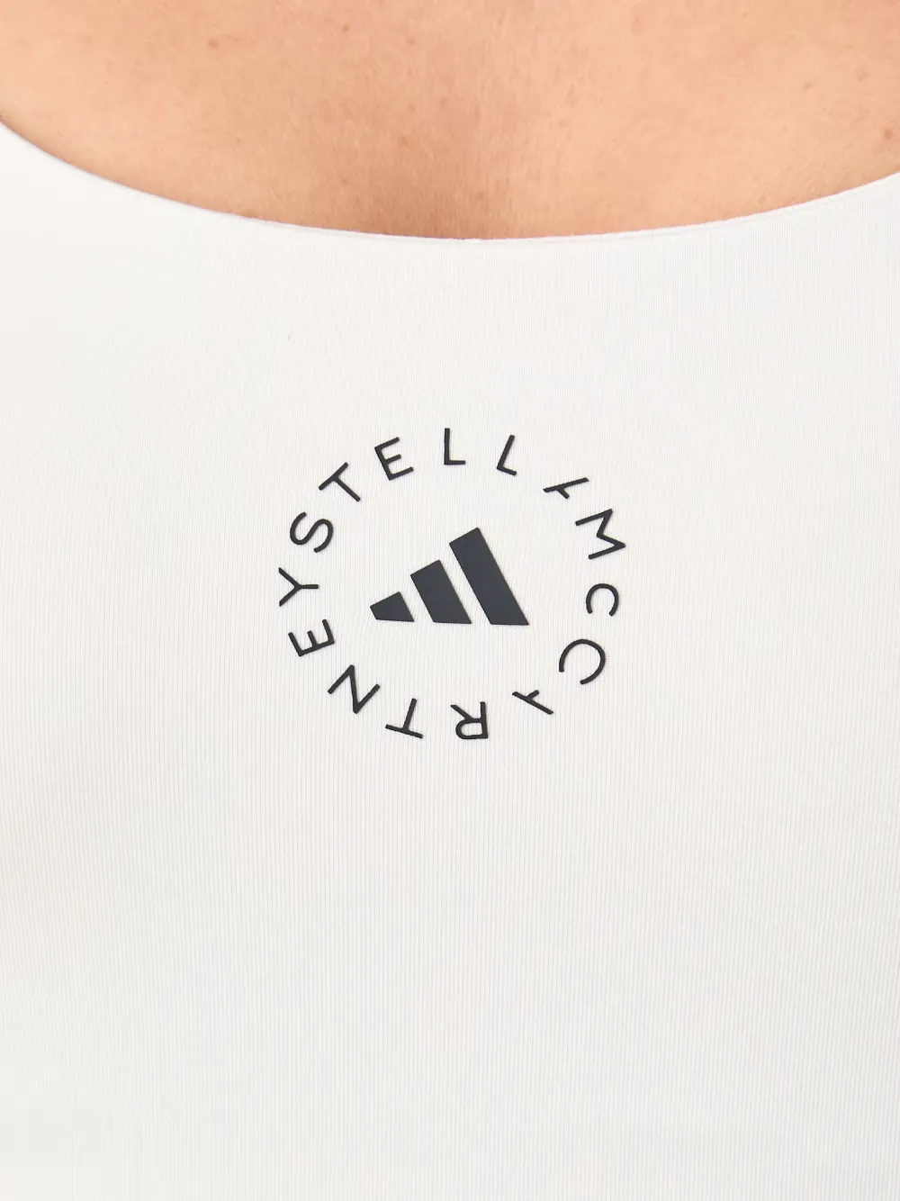 adidas by Stella McCartney Tanktop met logoprint Wit
