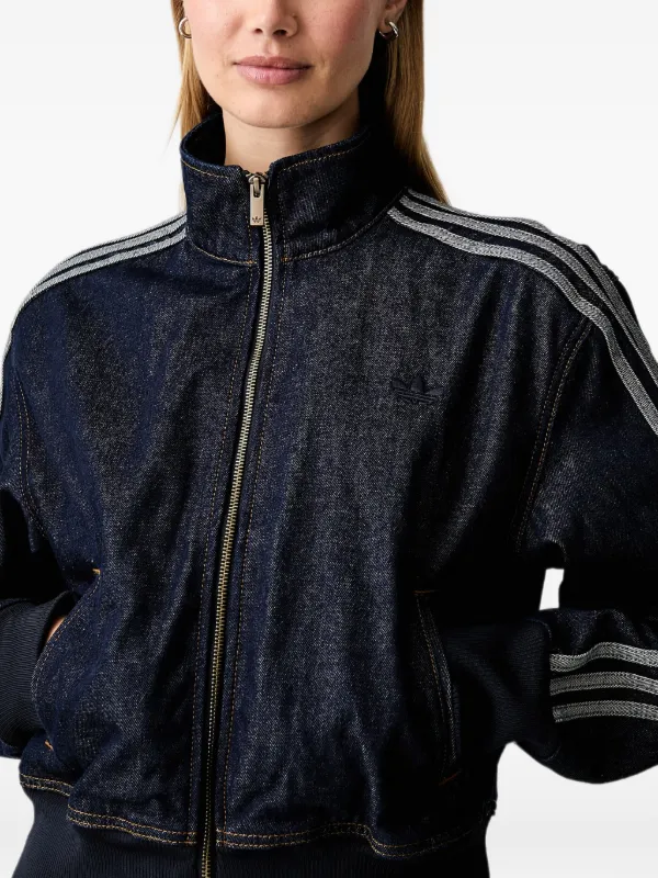 Adidas Firebird デニムトラックトップ | ブルー | FARFETCH JP