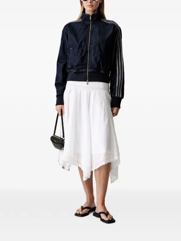 Adidas Firebird デニムトラックトップ | ブルー | FARFETCH JP