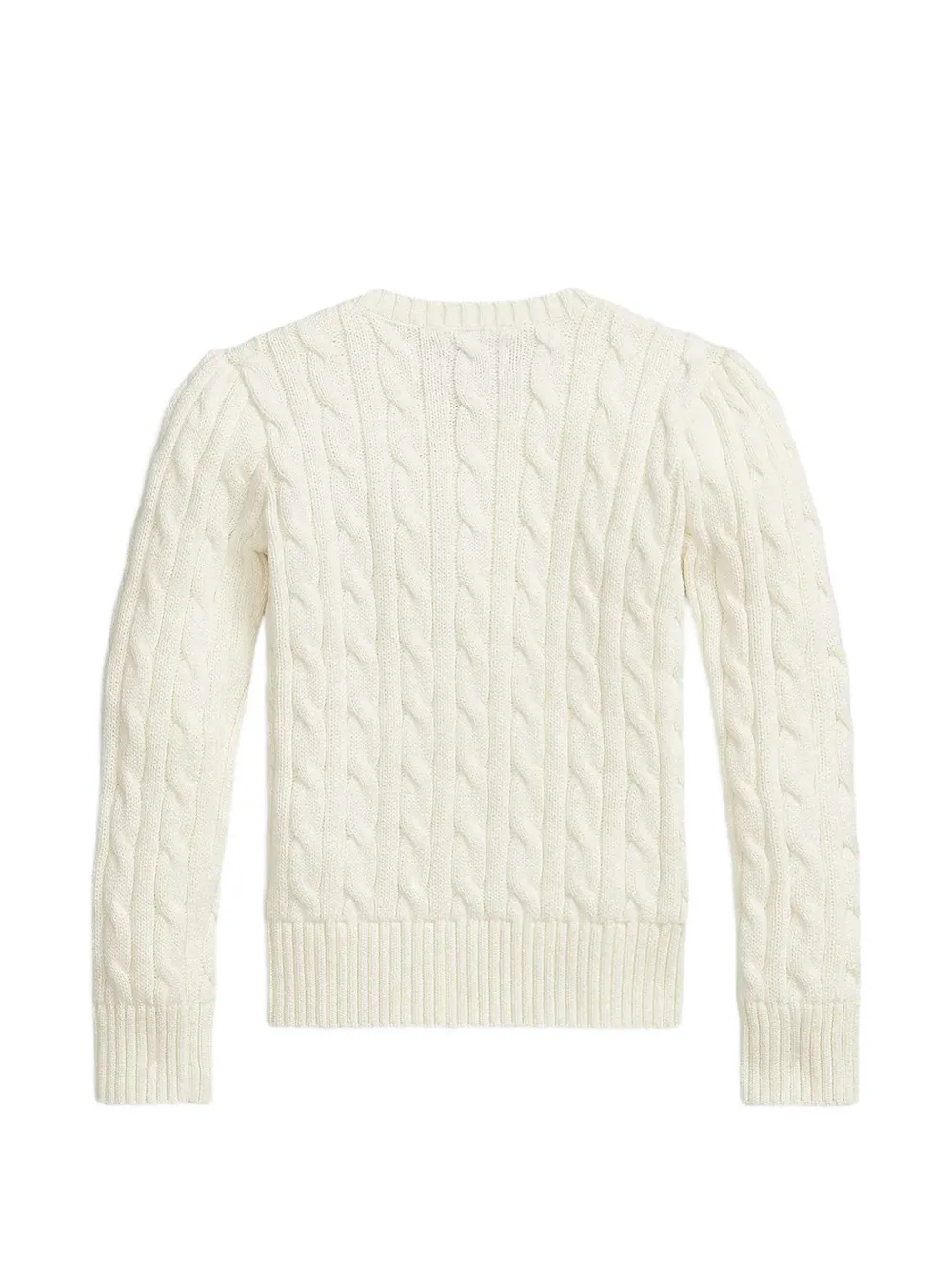 POLO RALPH LAUREN KIDS Kabelgebreide trui Wit