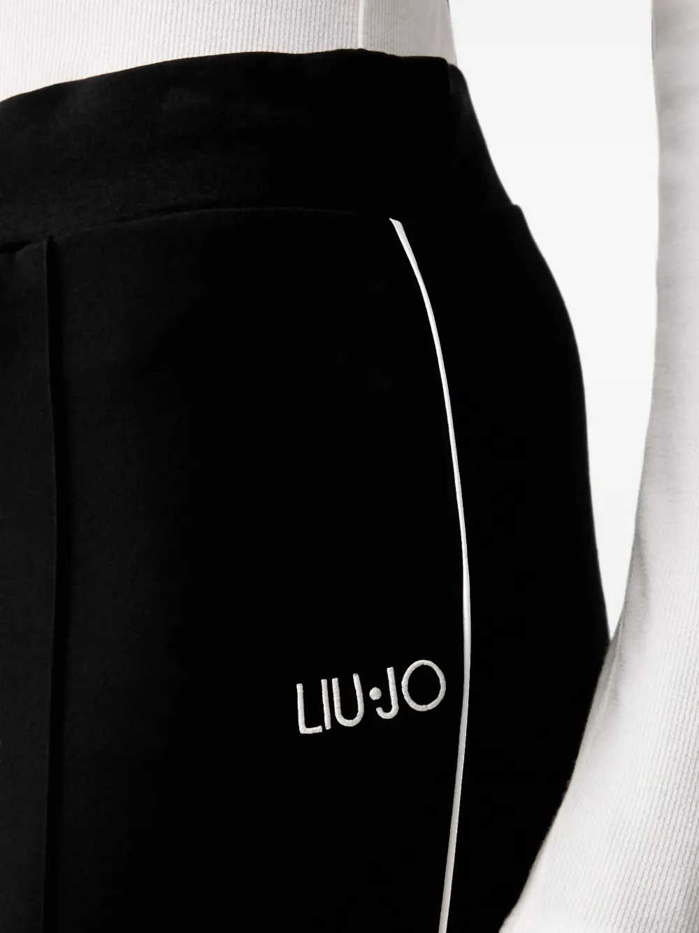 LIU JO Trainingsshorts met logoprint Zwart