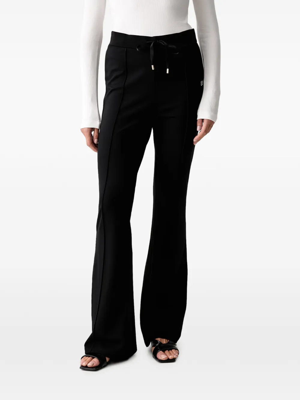 LIU JO logo-print drawstring-waist track pants - Nero