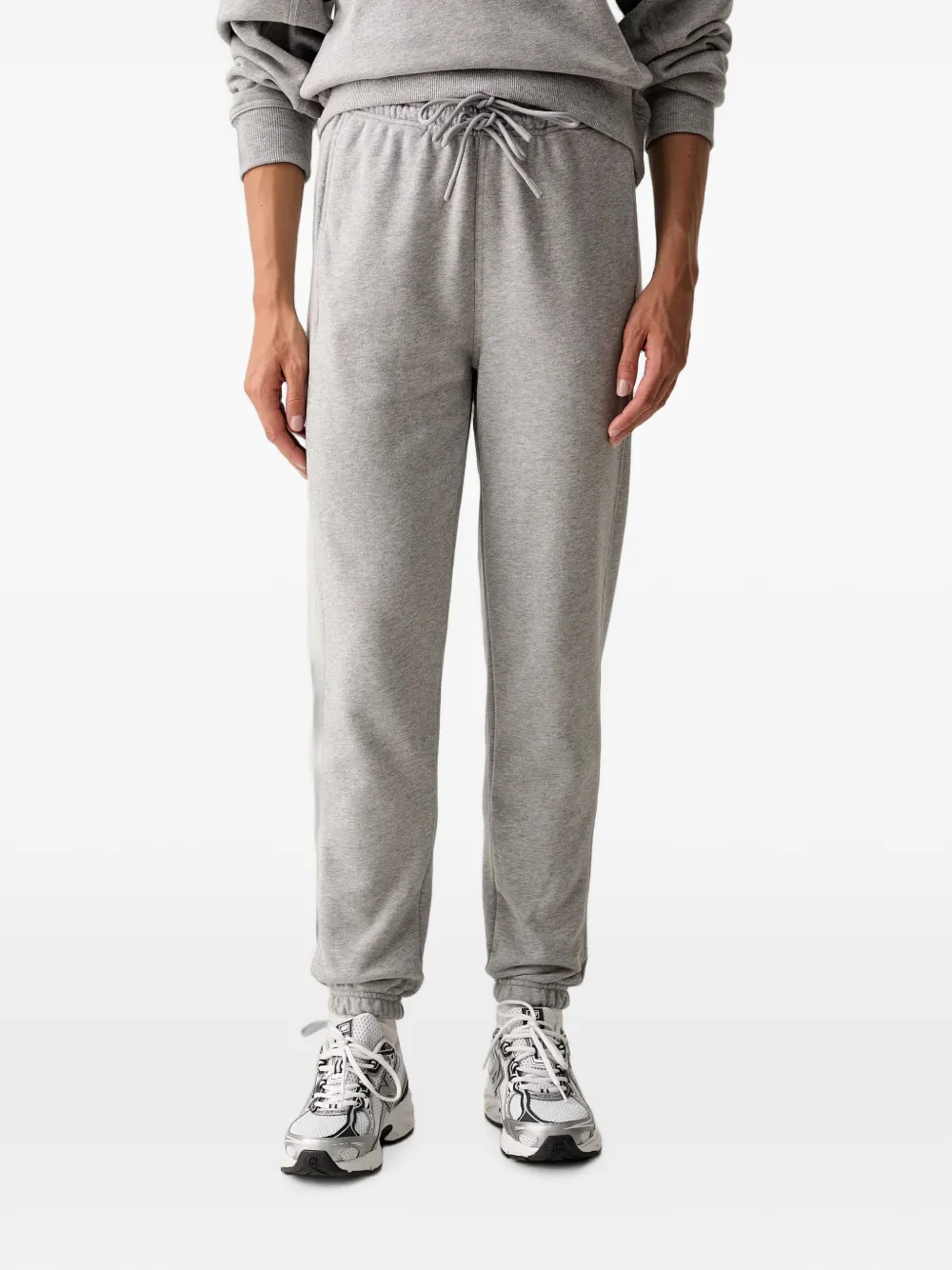 adidas by Stella McCartney drawstring-waistband elasticated-cuffs track pants - Grigio