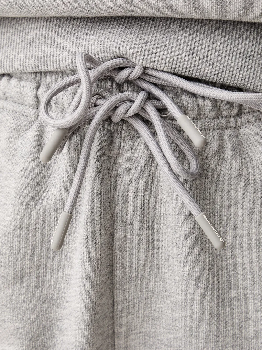 adidas by Stella McCartney Trainingsbroek met trekkoord en elastische manchetten Grijs