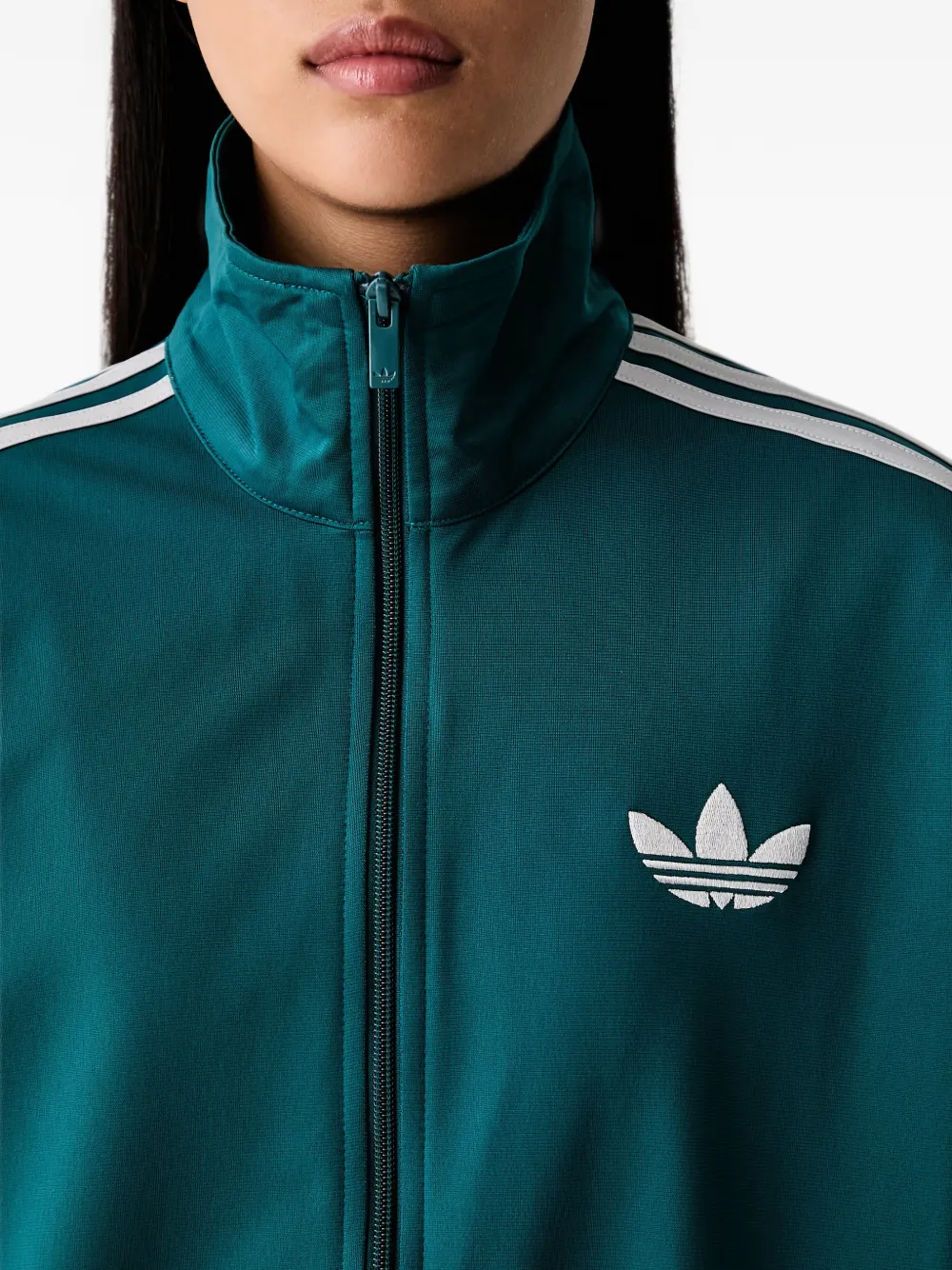 adidas Firebird track top loose Groen