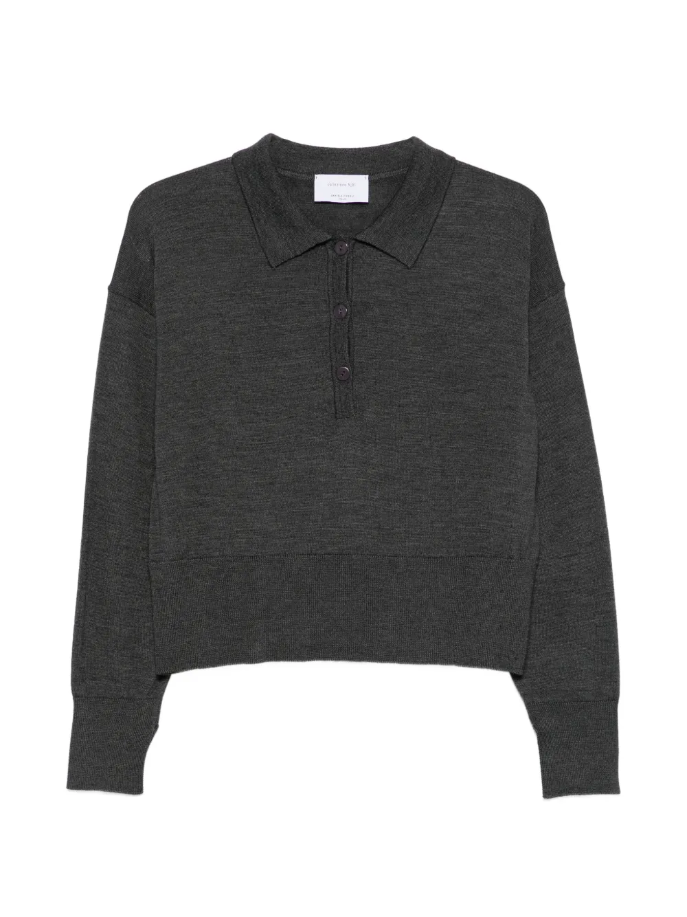 Daniele Fiesoli Polo in lana merino - Grigio