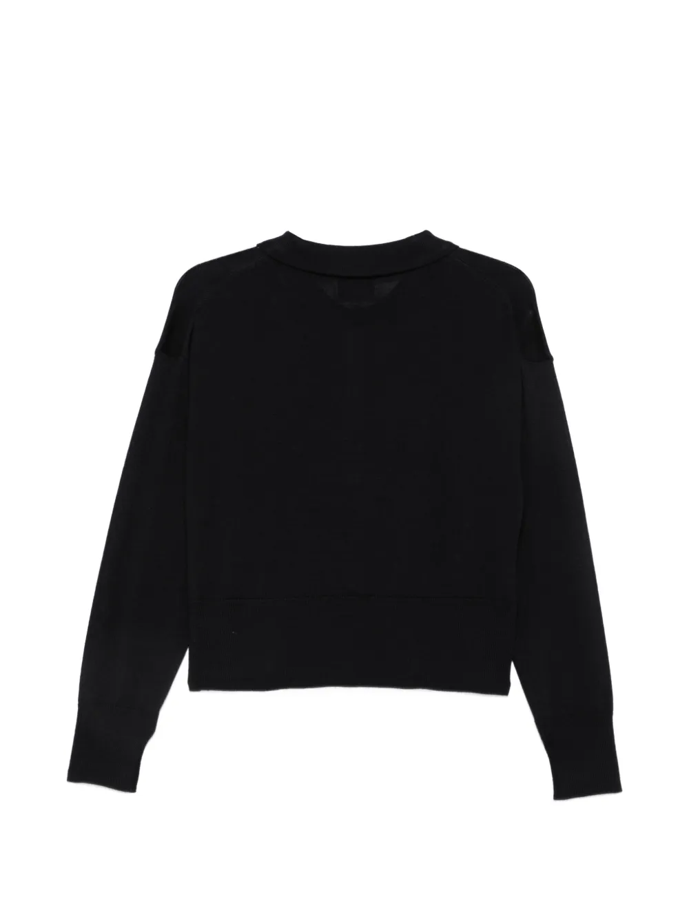 Daniele Fiesoli Poloshirt met lange mouwen en knopen Blauw