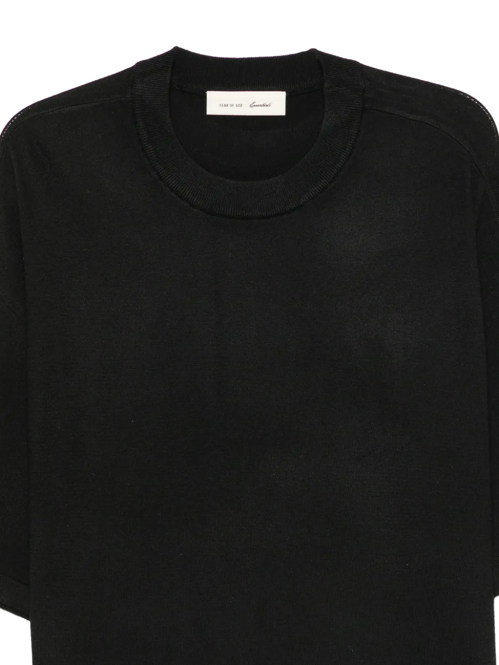 FEAR OF GOD ESSENTIALS T-shirt met ronde hals Zwart