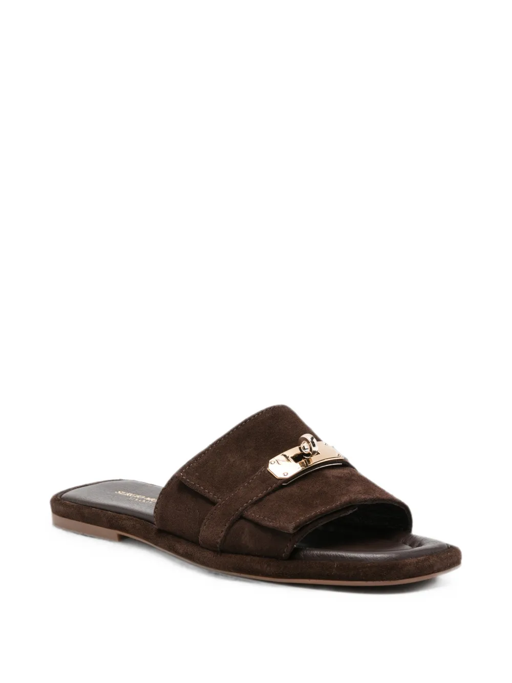 SERGIO MORETTI FIRENZE suede sandals Bruin