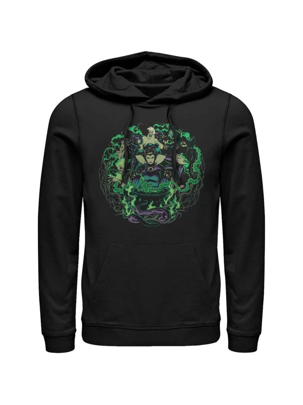 LESSONS MERCH x Disney Villains hoodie met trekkoord en grafische print Zwart