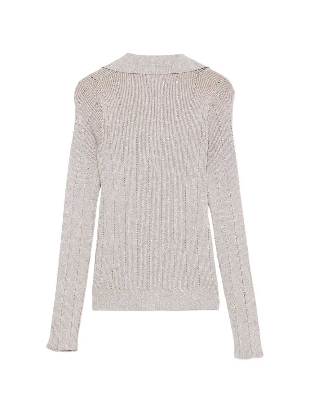 Roberto Collina Top met metallic-effect Beige