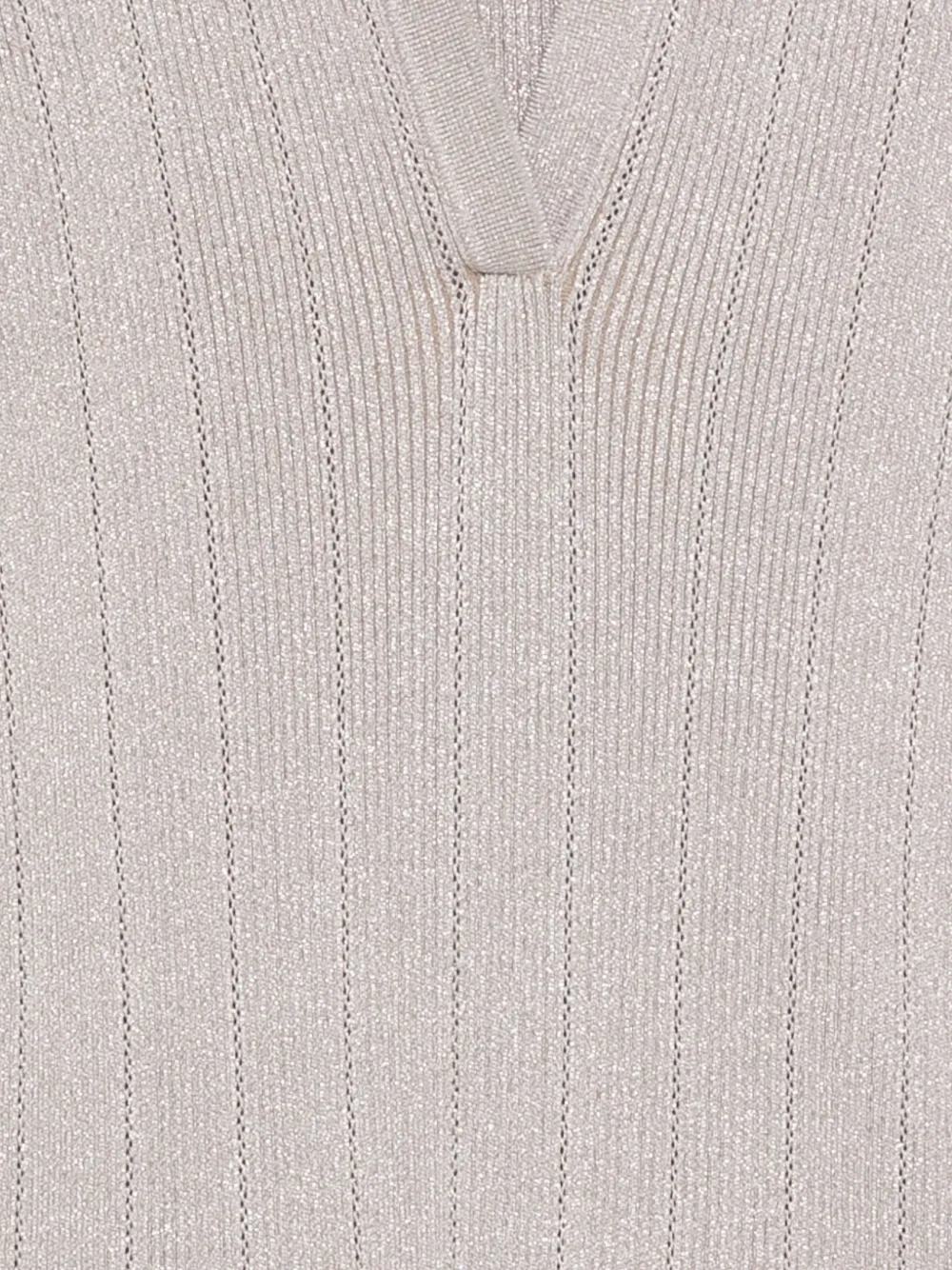 Roberto Collina Top met metallic-effect Beige