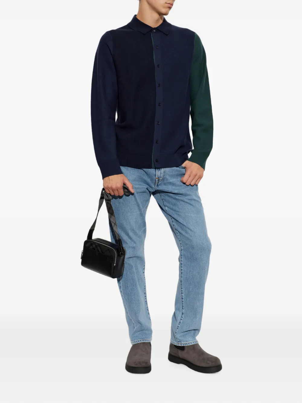 PS Paul Smith Jeans met toelopende pijpen Blauw