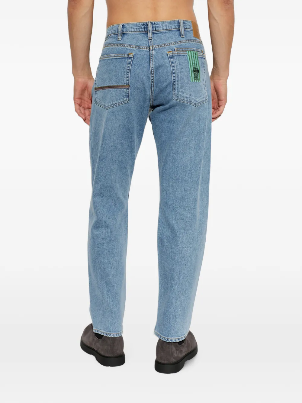 PS Paul Smith Jeans met toelopende pijpen Blauw