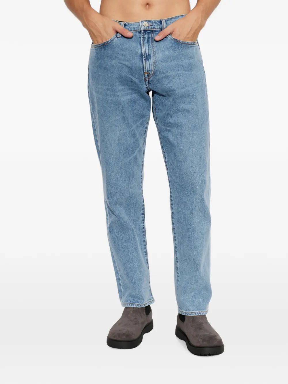 PS Paul Smith Jeans met toelopende pijpen Blauw
