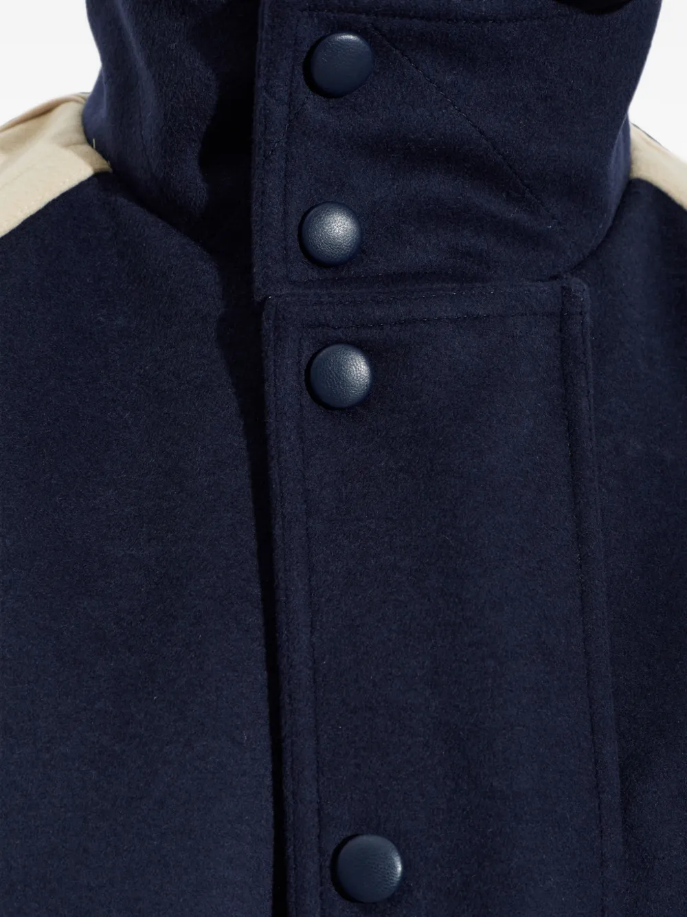 Balmain Bomberjack met geborduurd logo Blauw