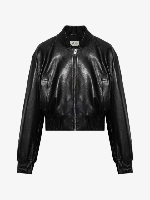 Arma Hannan Bomberjacke mit geripptem Besatz