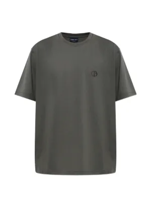 AMIRI Embroidered Cotton T-shirt | Grey | FARFETCH