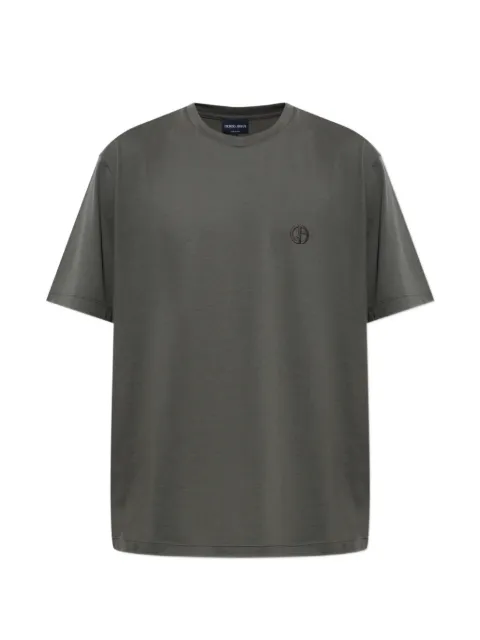 Giorgio Armani embroidered-logo T-shirt