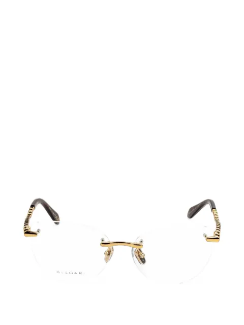 Bvlgari Serpenti Viper rimless glasses