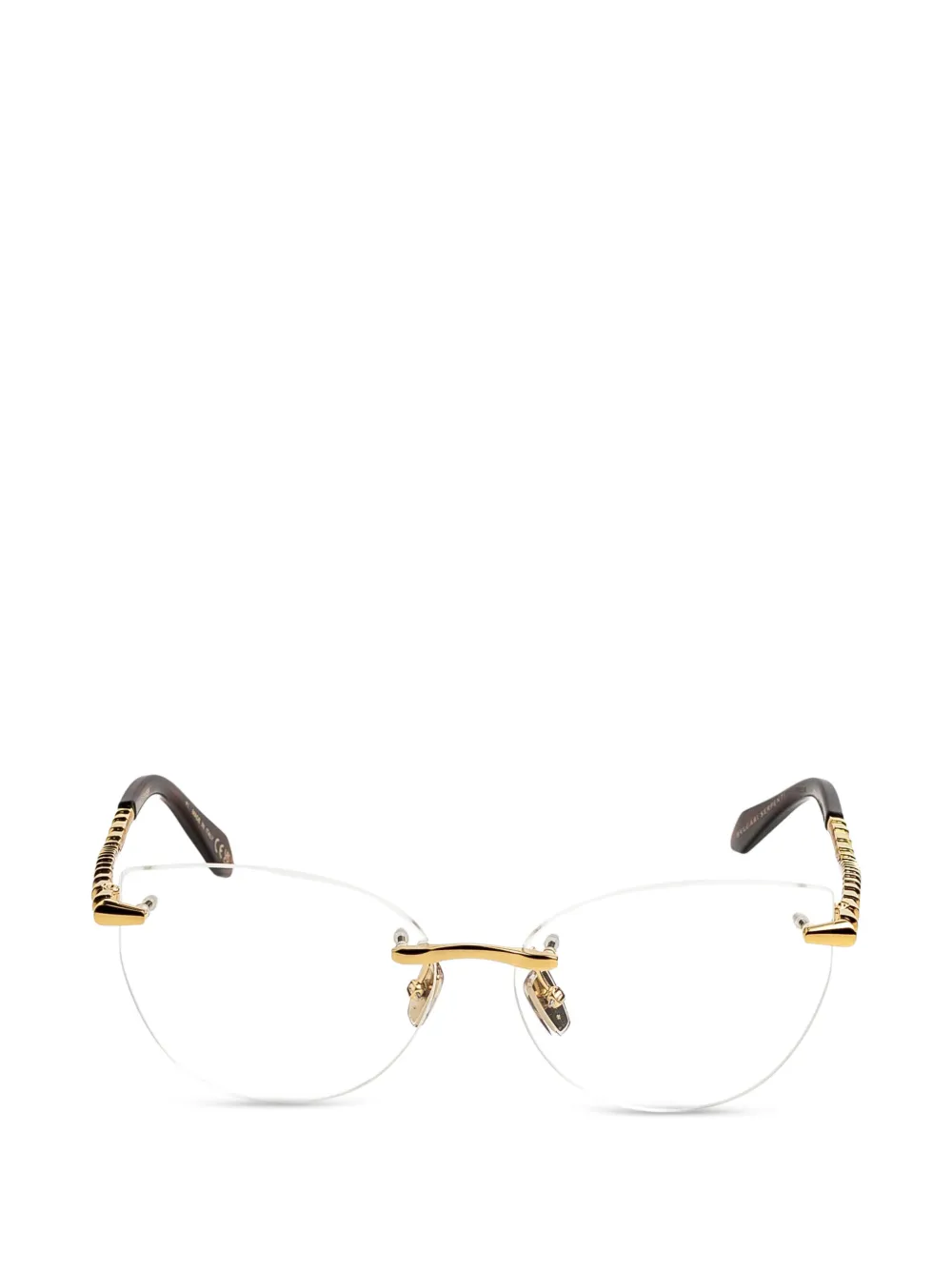 Bvlgari Serpenti Viper rimless glasses