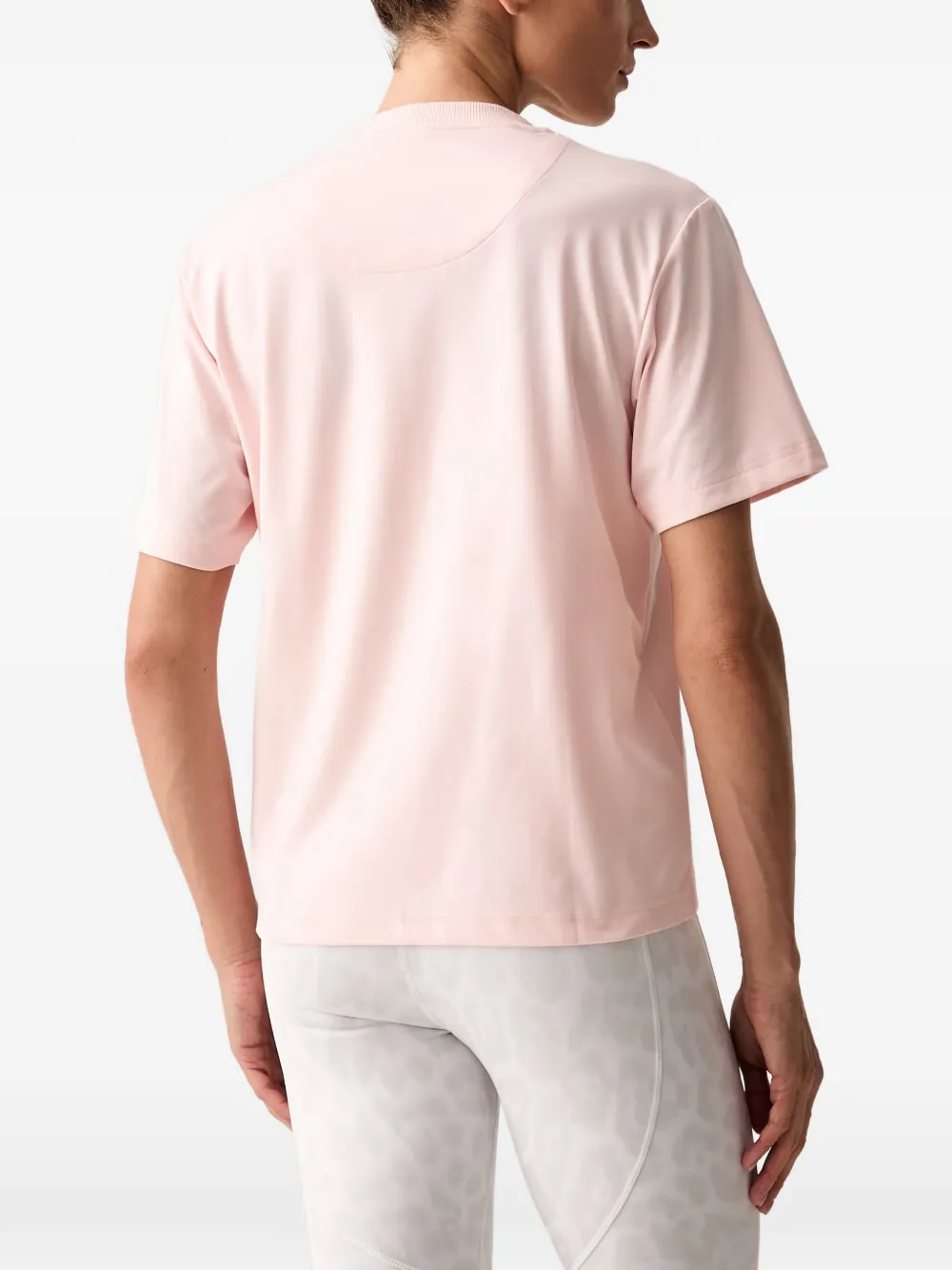 adidas by Stella McCartney T-shirt met logoprint Roze