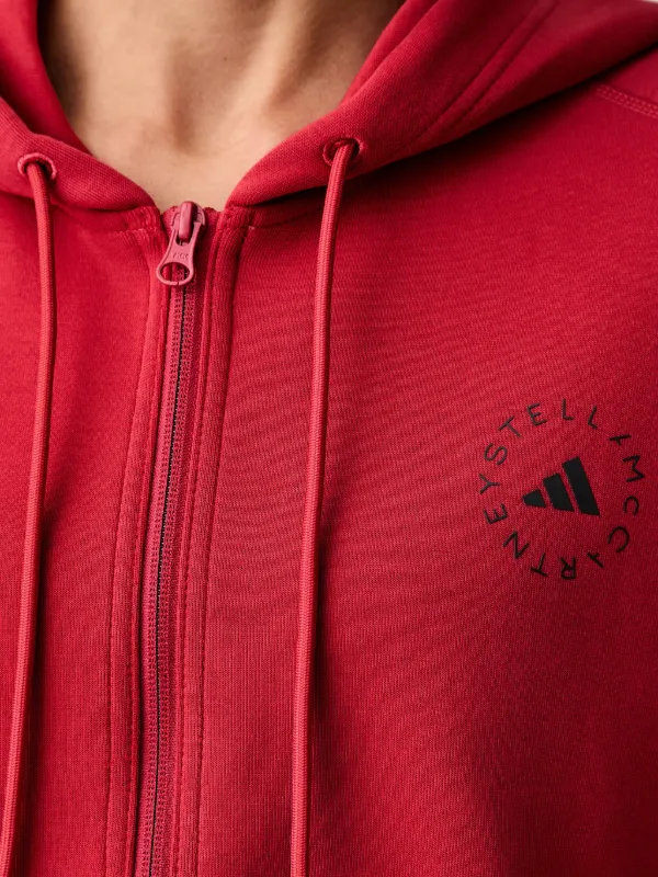Adidas By Stella McCartney クロップド パーカー | レッド | FARFETCH JP