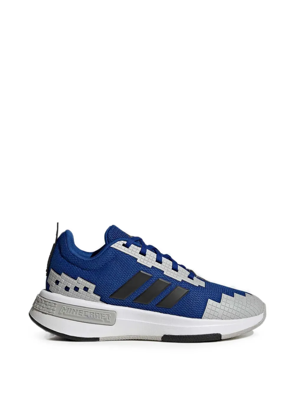 adidas Kids Minecraft-print Pro lace-up sneakers Blauw