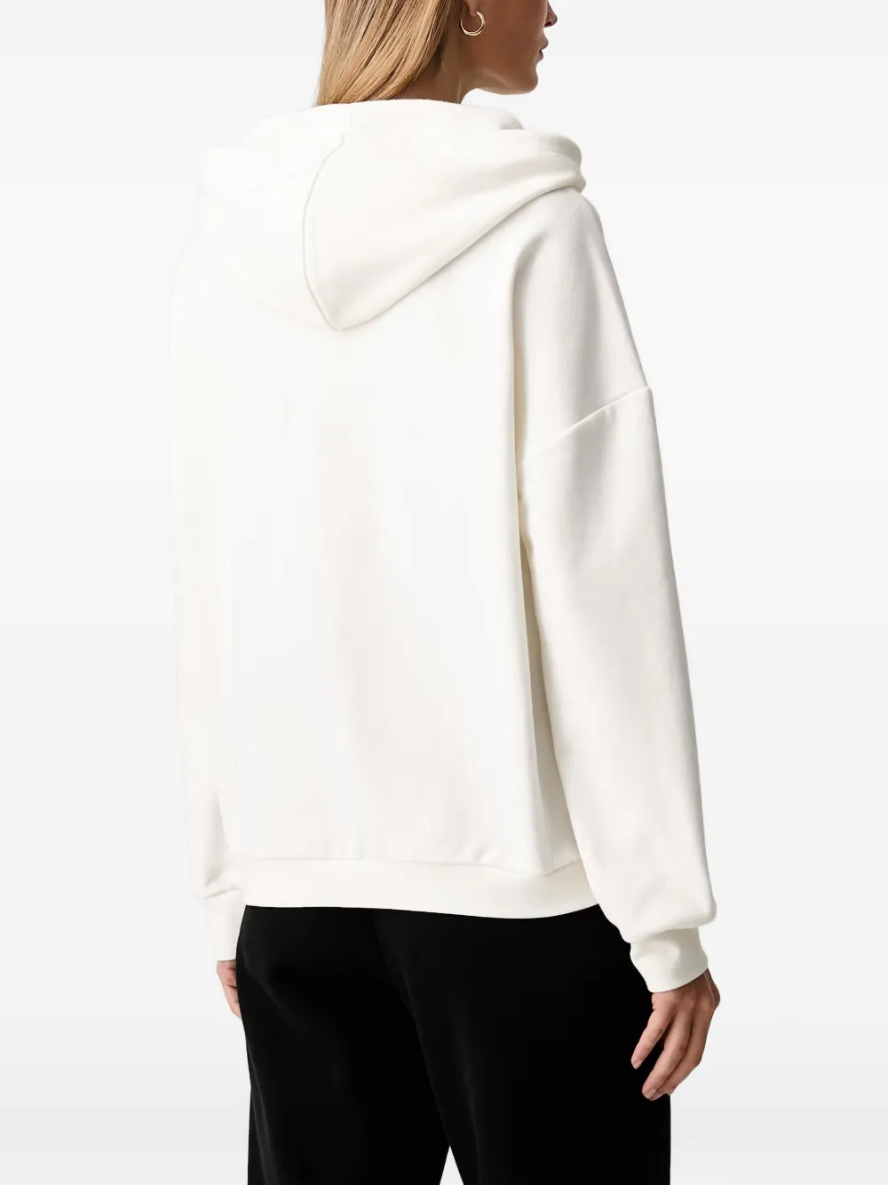 LIU JO Hoodie met geborduurd logo Wit