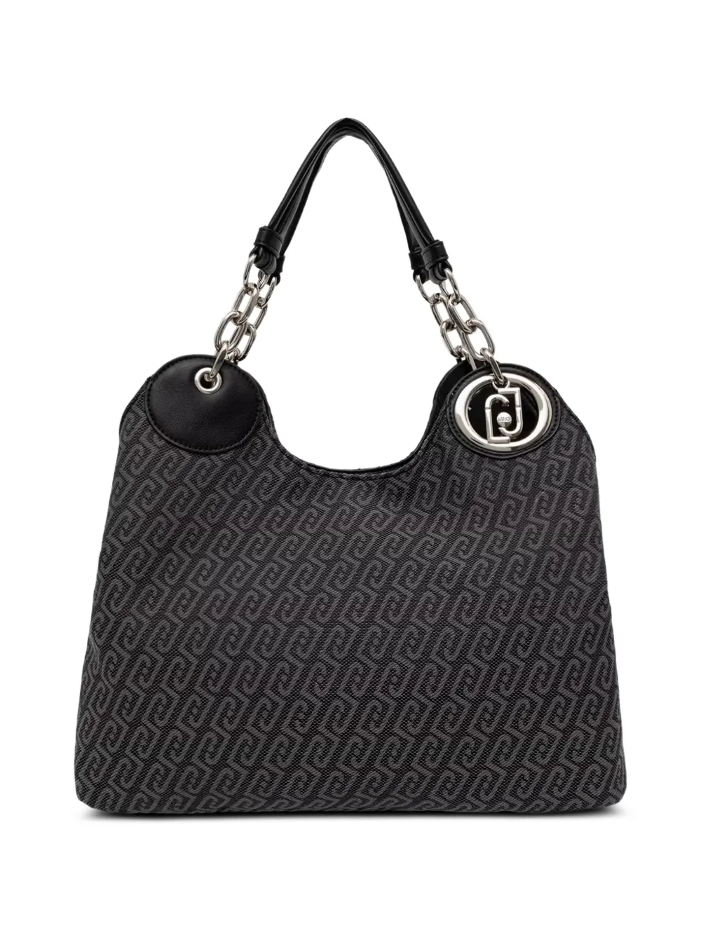 LIU JO medium monogram-print tote bag - Nero