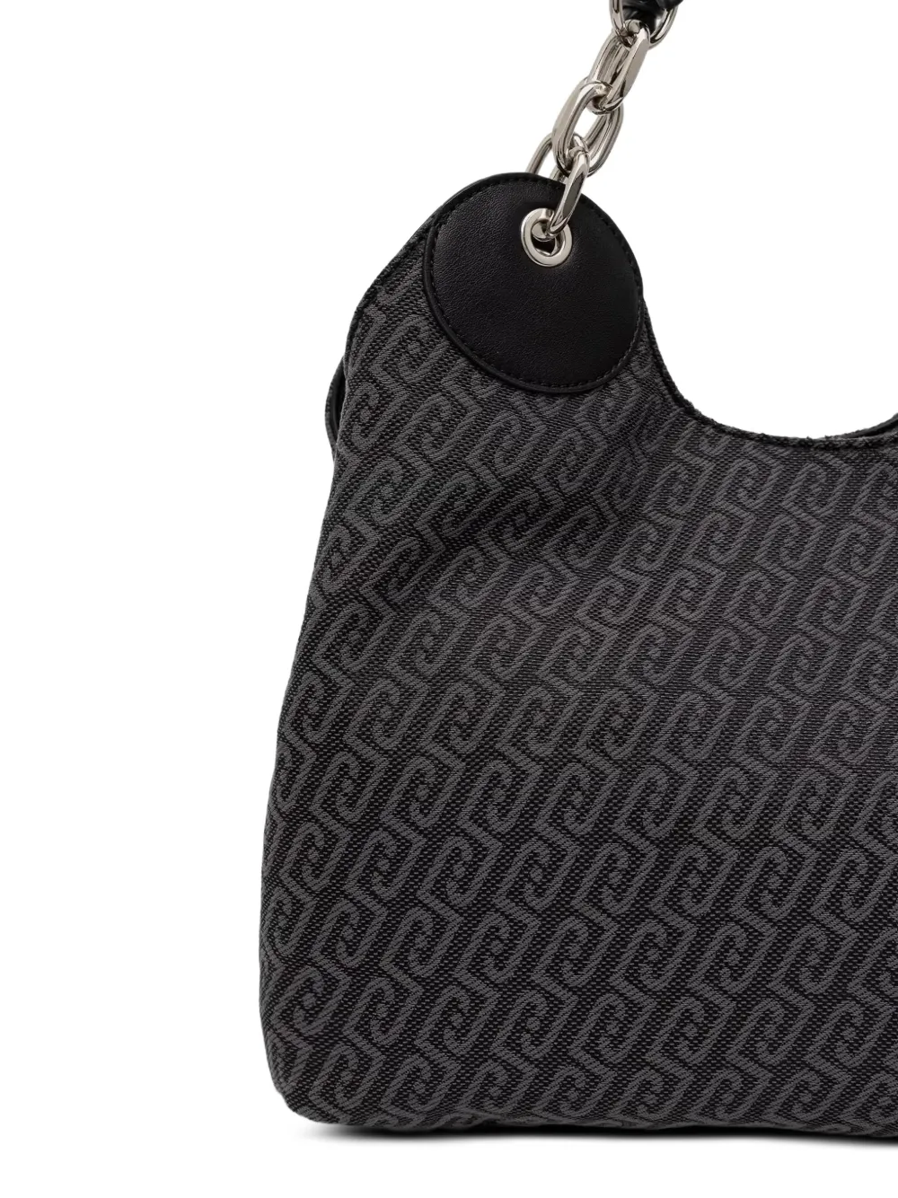 LIU JO Shopper met monogram Zwart
