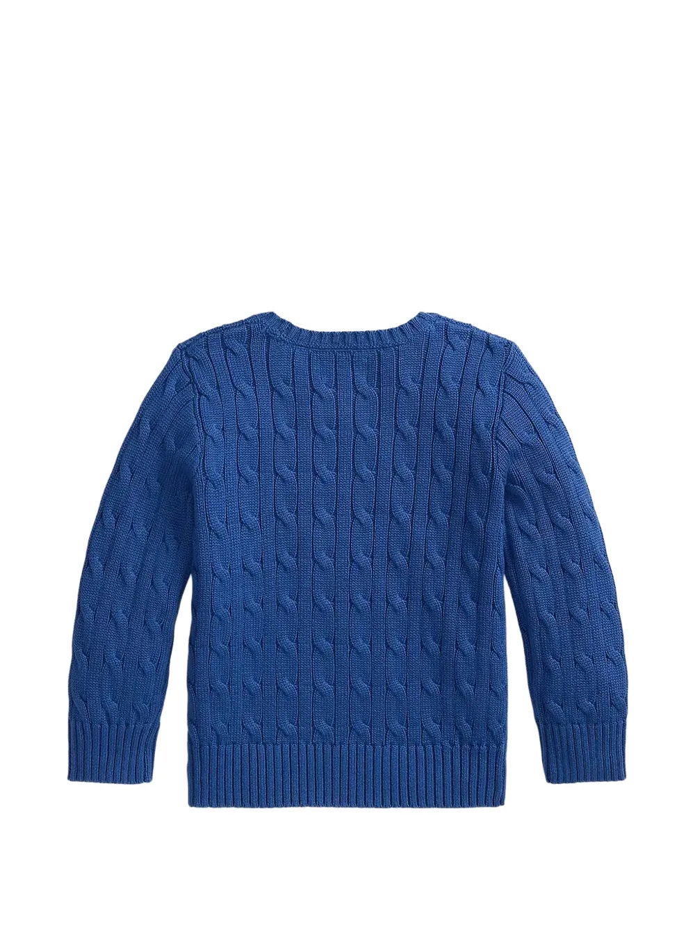 POLO RALPH LAUREN KIDS cable-knit sweater Blauw