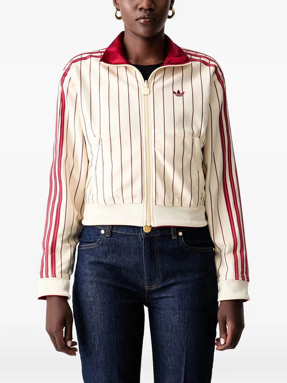 adidas reversible Firebird track top Rood