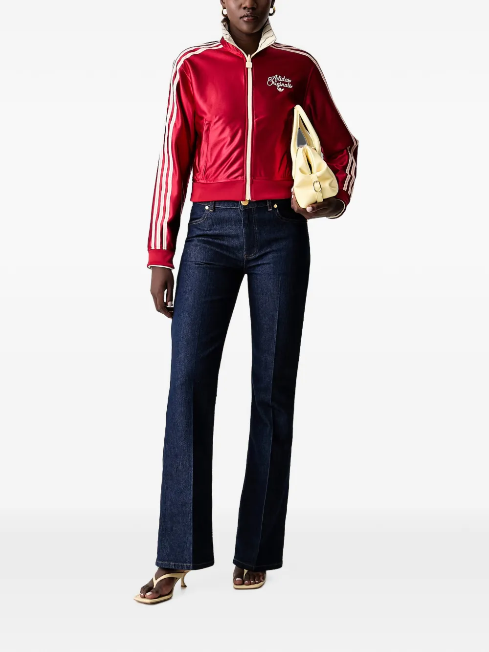 adidas reversible Firebird track top Rood