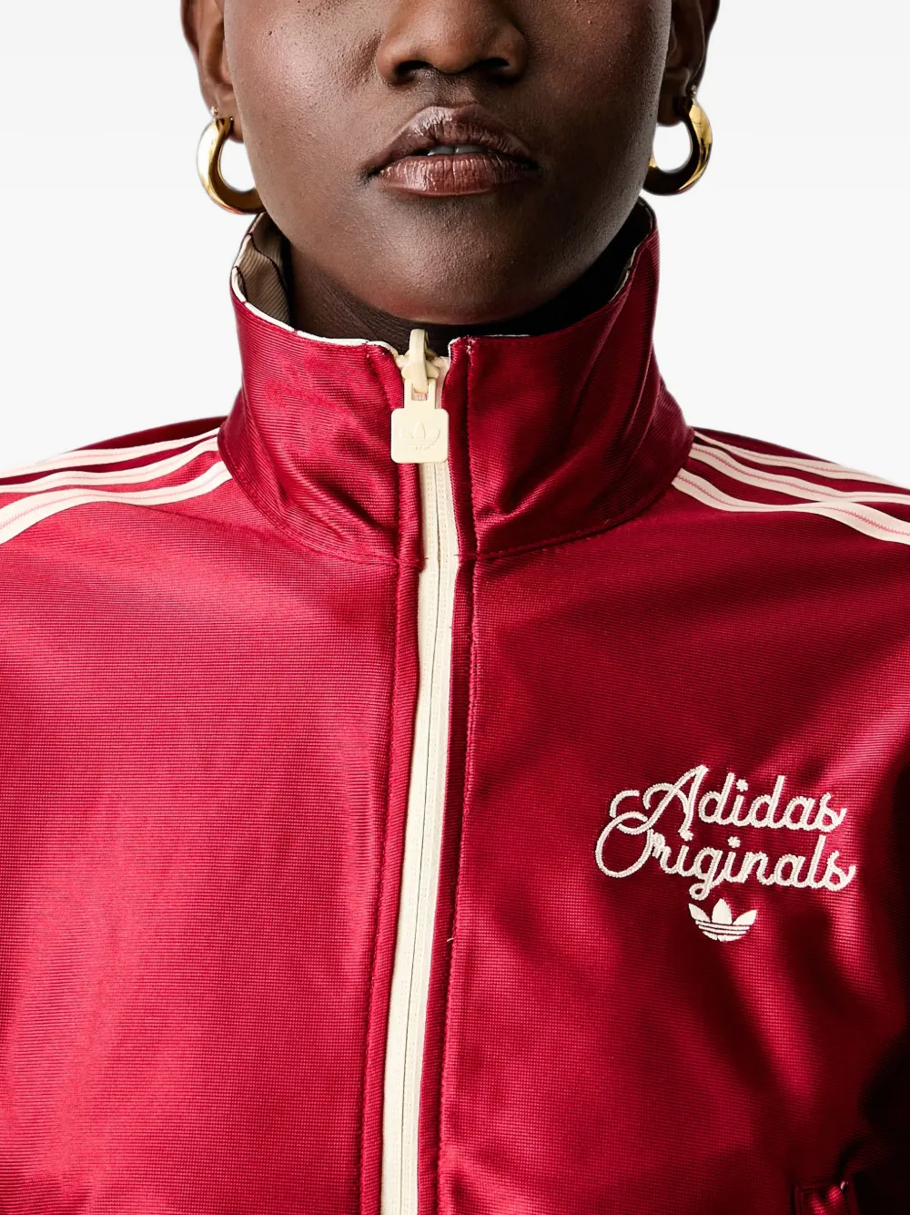 adidas reversible Firebird track top Rood