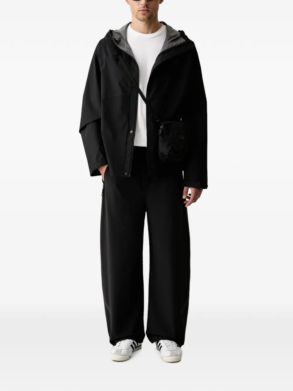 adidas hooded jacket Zwart
