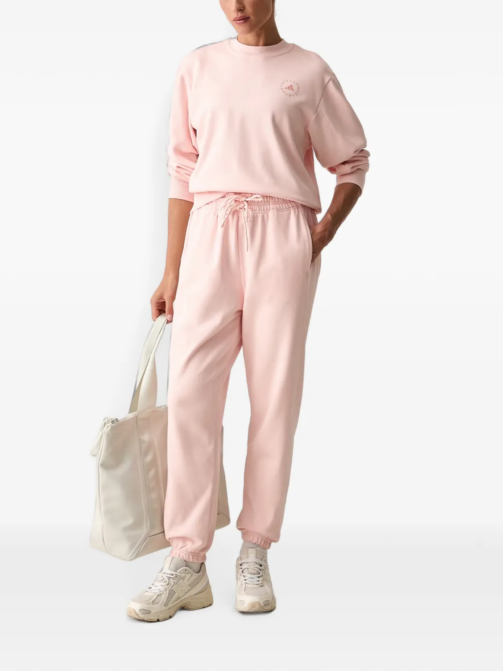 adidas by Stella McCartney Trainingsbroek met trekkoord Roze