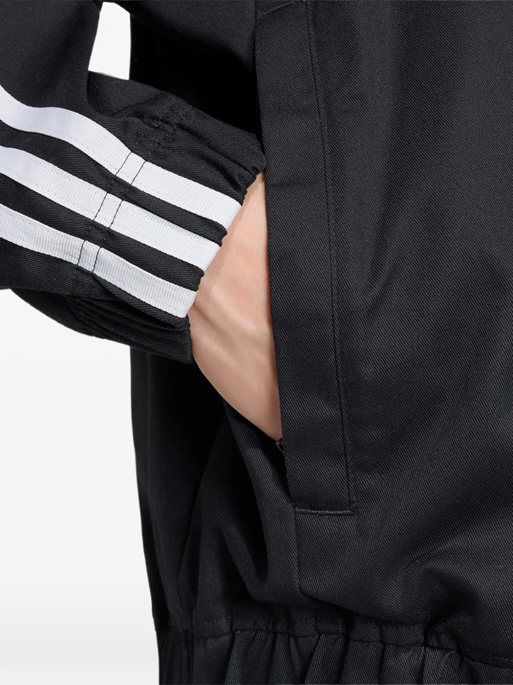 adidas SST Adicolor Classics katoenen-twill trainingtop Zwart