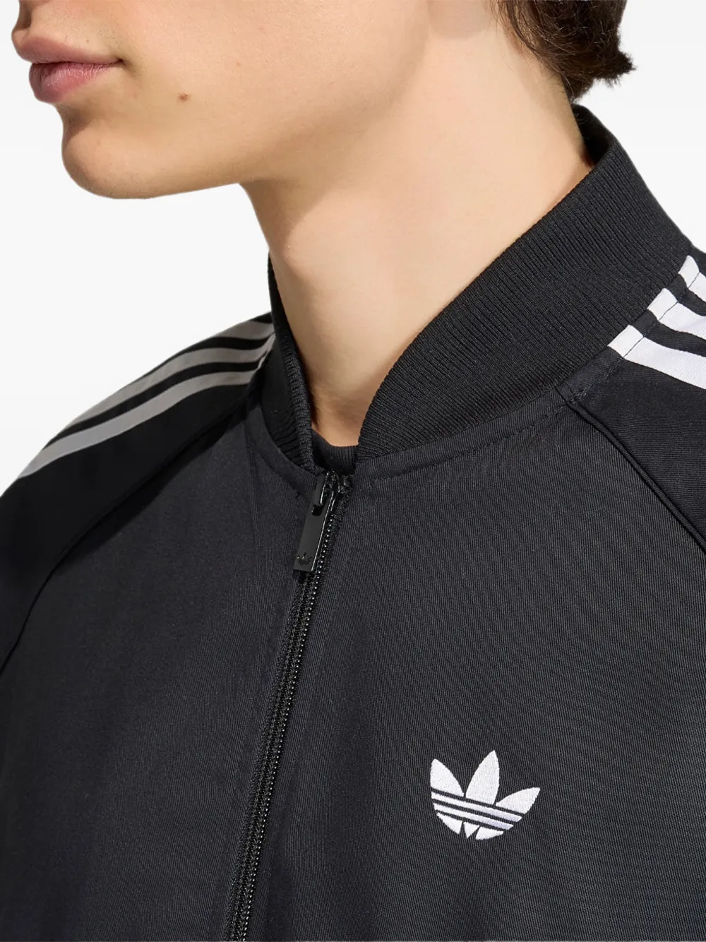 adidas SST Adicolor Classics katoenen-twill trainingtop Zwart